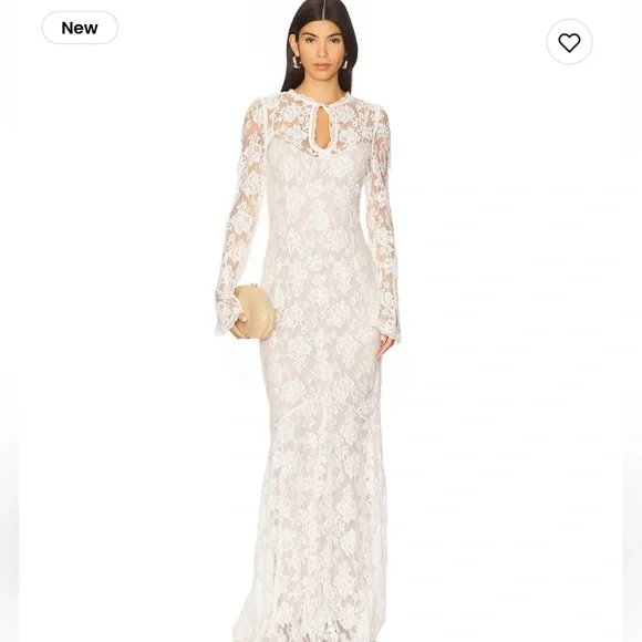 Stone Cold Fox x REVOLVE Grace Gown in Ivory As Seen On Nara Smith - Picture 2 of 9